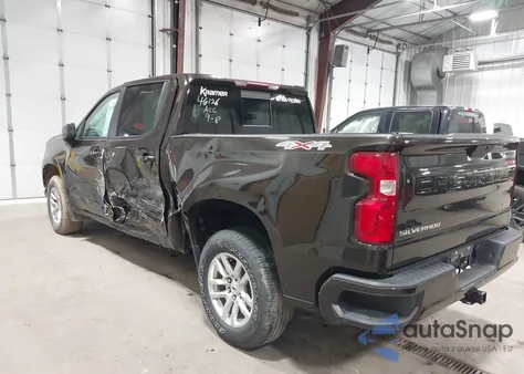 2019 Chevrolet Silverado 1500 Rst из США, поврежденный, VIN 1GCUYEED9KZ113012